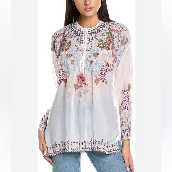 Johnny Was Sundae Tunic sz medium - Picture 2 of 9